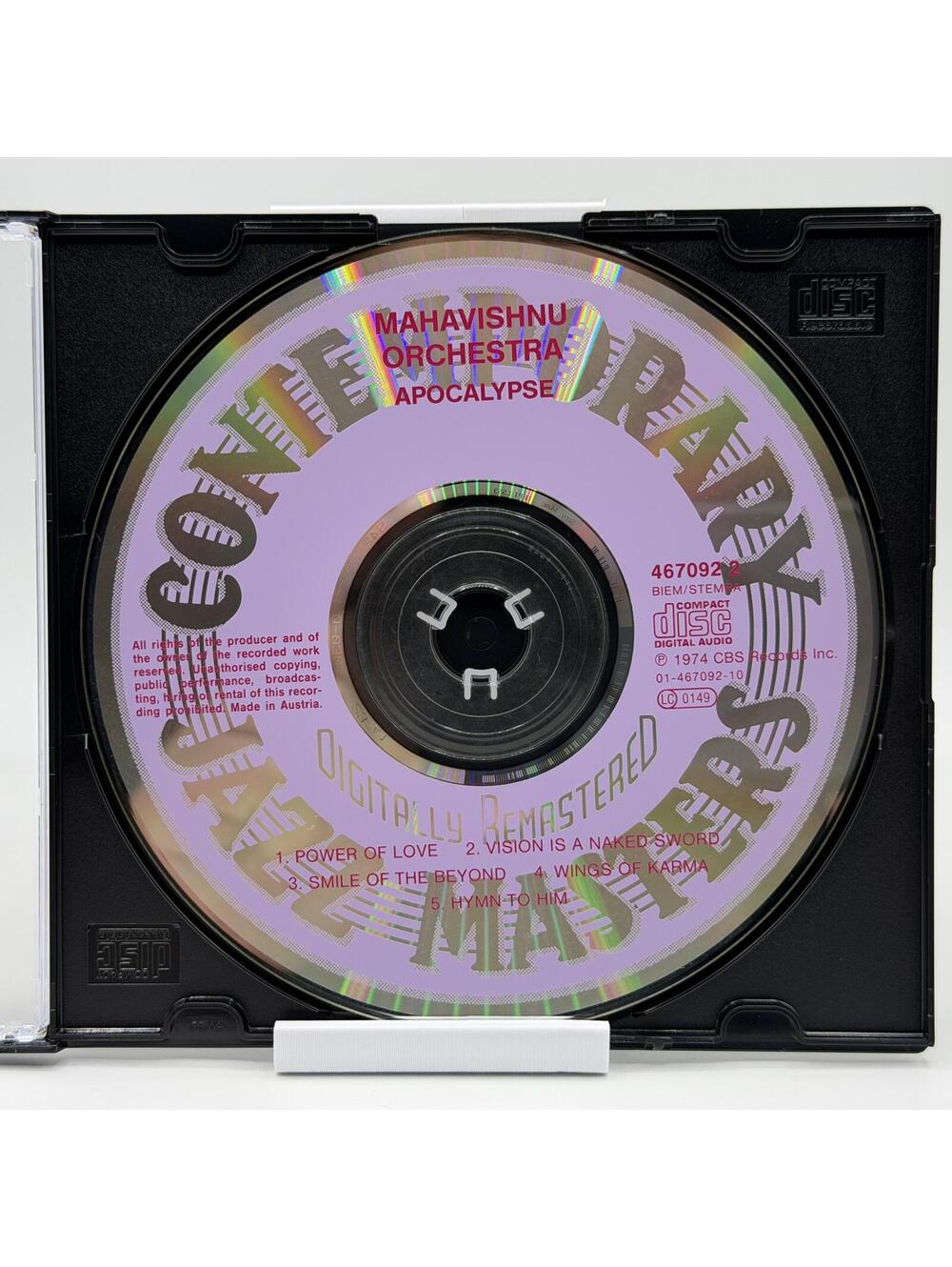 Mahavishnu Orchestra - Apocalypse (1990) - Audio CD - Jazz * Disc Only *
